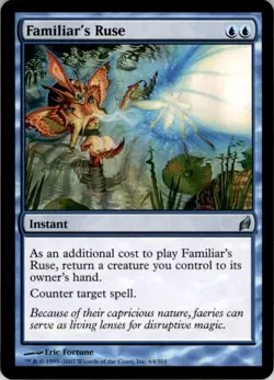 2007 Magic The Gathering Lorwyn Familiar's Ruse #64 Light Play - Image 1