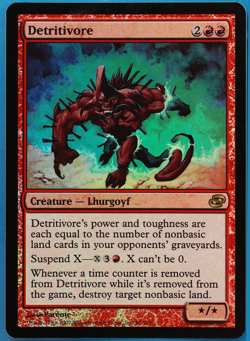 Detritivore FOIL Planar Chaos NM Red Rare MAGIC MTG CARD (ID# 502119) ABUGames - Image 1