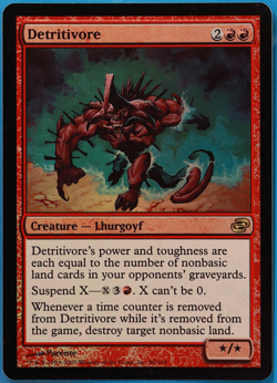 Detritivore FOIL Planar Chaos NM Red Rare MAGIC MTG CARD (ID# 502118) ABUGames - Image 1