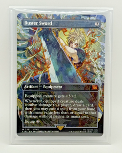 MTG FF Buster Sword (Borderless) 0351 Final Fantasy Regular - Image 1