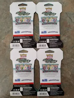 4 Sealed Pokemon Trading Card Games Scarlett And Violet Journey Together - Image 2