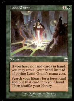 MTG Land Grant LP Light Play Mercadian Masques [3765] - Image 1