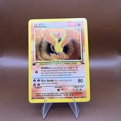 1st Edition Moltres 12/62 Fossil Holo - Pokemon - MP - Image 1