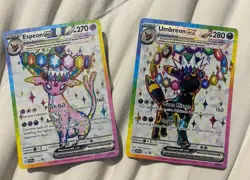 Pokemon TCG SVP Promo Espeon ex Umbreon ex Holo Lot 2 Cards English 175 176 - Image 1