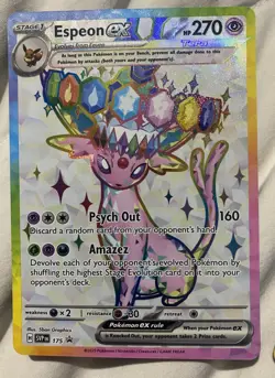 Pokemon TCG SVP Promo Espeon ex Umbreon ex Holo Lot 2 Cards English 175 176 - Image 2