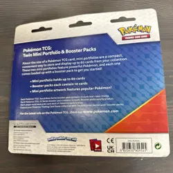 Pokemon Twin Mini Portfolios & Booster Packs Hidden Light Sun & Moon EX - Image 2
