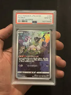 2022 POKEMON JP SWORD & SHIELD VSTAR UNIVERSE #183 FA/MEW VSTAR UNIVERSE PSA 10 - Image 2
