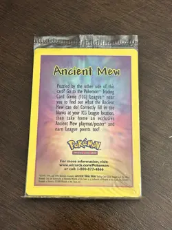 Sealed/Unopened Pokemon Ancient Mew Movie Promo Card Holo (Year 2000) Pokemon - Image 3