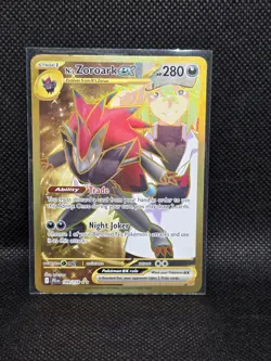 Pokemon TCG 6-Card Holo Full Art Lot N's Zoroark ex Cynthia's Roserade - Image 2