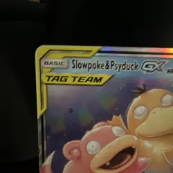 Pokemon Slowpoke & Psyduck GX TAG TEAM Ultra Rare Holo 35/236 250HP - Image 2
