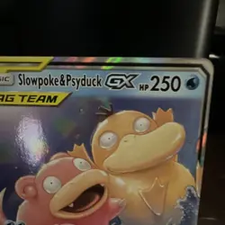 Pokemon Slowpoke & Psyduck GX TAG TEAM Ultra Rare Holo 35/236 250HP - Image 3