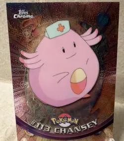 Chansey Topps Chrome Pokemon TV Animation Edition Series 2 #113 2000 - Image 1