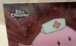 Chansey Topps Chrome Pokemon TV Animation Edition Series 2 #113 2000 - Image 3