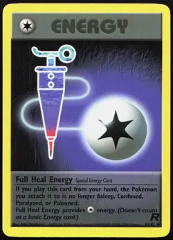 FULL HEAL ENERGY 81/82 UNCOMMON TEAM ROCKET POKEMON MP - Image 1
