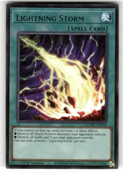 Lightning Storm MZMU-EN057 Rare Maze of Muertos Yu-Gi-Oh Near Mint - Image 1