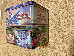 2 Yu-Gi-Oh! Tins - Number 17: Leviathan Dragon / Galaxy-Eyes Photon Dragon EMPTY - Image 2