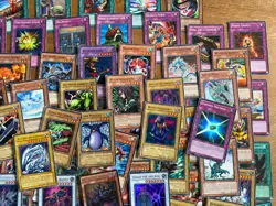 Vintage 1996 Yugioh 121 Cards Lot with Rare Holos Included - Image 5