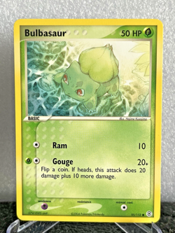 Bulbasaur 55/112 EX FireRed LeafGreen Pokemon Card 2004 Starter NM Non-Holo - Image 2