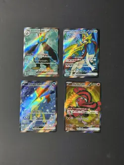 Pokemon Japanese SR card Lot ( 4 Cards): Empoleon, Oricorio, Keldeo, Zacian - Image 1