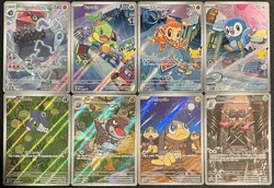 Pokemon TCG 8 Card Lot Illustration Rares NM-Mint - Image 1