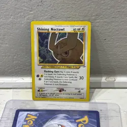 Shining Noctowl 110/105 Pokemon Neo Destiny Unlimited Holo Rare Card WOTC - Image 1