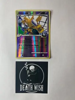 Alakazam 38/111 Reverse Holo Pokemon Card Rising Rivals - Image 1