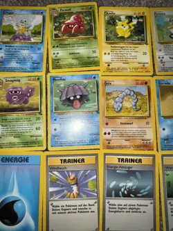 German Pokemon Card Lot – Base Set / Jungle / Fossil – WotC – Mixed Conditions - Image 2