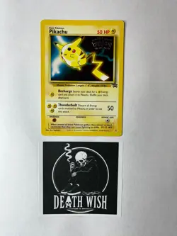 Pikachu 4 Promo Pokemon Card - Image 1