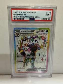 PSA 9 Umbreon ex #176 SVP Black Star Promo 2025 Pokemon Holo Card - Image 1