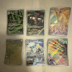 Pokemon TCG destined rivals 6 Card Lot Holo Hydrapple Rapidash Roserade - Image 1