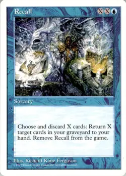 1997 Magic The Gathering Fifth Edition Recall #115 Light Play - Image 1