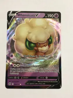 Pokemon Card Brilliant Stars Whimsicott V 064/172 Near Mint - Image 1