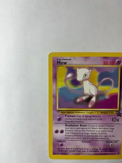 Mew 8 Black Star Promo Pokemon Card - Image 3