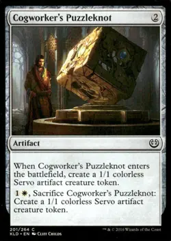Cogworker's Puzzleknot 201/264 Kaladesh MTG Magic the Gathering card - Image 1