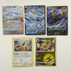 Pokemon Card Lot (5 Cards) - Vintage Full Hyper Ultra Rare IR SIR AR Holo SAR - Image 1