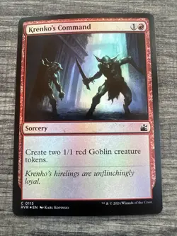 1x Krenko's Command | FOIL | Ravnica Remastered | MTG Magic Cards - Image 1