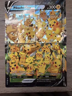 Pikachu V-Union [Set of 4] SWSH: Sword & Shield Promo Cards Near Mint or Better - Image 1