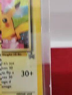 Birthday Pikachu Pokemon Black Star Promo 24 HEAVY PLAY / DMG. EN CHASE CARD - Image 3