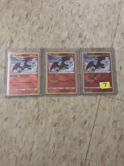 Pokemon Radiant Charizard 3 card lot - Image 1