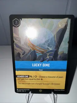 Lucky Dime 165/204 Into the Inklands Cold Foil Legendary Card - Image 2