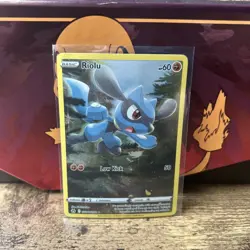 Pokemon TCG Riolu Crown Zenith Galarian Gallery Holo Ultra Rare Card GG26/GG70 - Image 1