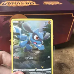 Pokemon TCG Riolu Crown Zenith Galarian Gallery Holo Ultra Rare Card GG26/GG70 - Image 3