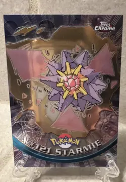 2000 Topps Chrome Pokemon Cards - Series 2 - Starmie #121 NM/LP - Image 1