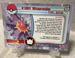 2000 Topps Chrome Pokemon Cards - Series 2 - Starmie #121 NM/LP - Image 2