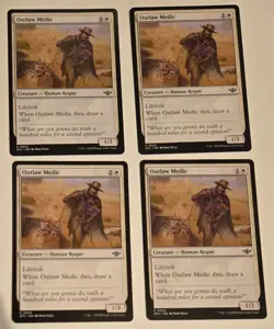 Magic: The Gathering-Outlaws of Thunder Junction (Regular) 4x Playset YOU PICK - Image 3