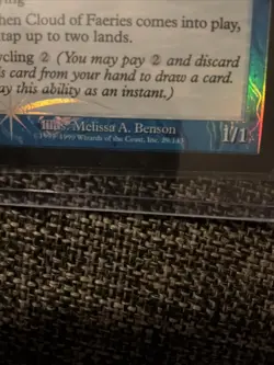 Magic the Gathering MTG FOIL Cloud of Faeries Urza's Legacy #29 Foil - Image 3