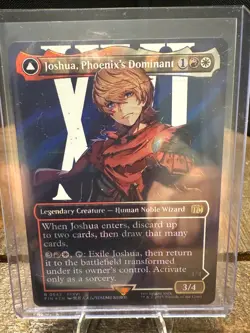Joshua, Phoenix's Dominant (Borderless) (Surge Foil) Foil R FINAL FANTASY 542 NM - Image 1