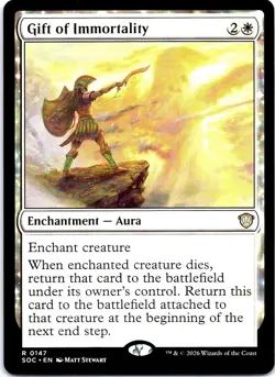Gift of Immortality 147 Commander: Secrets of Strixhaven Magic: The Gathering NM - Image 1