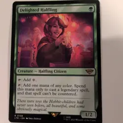MTG Magic the Gathering Delighted Halfling LTR! - Image 1