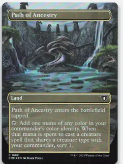 Path of Ancestry (Borderless) *Foil* CMM 661 NM - Image 1